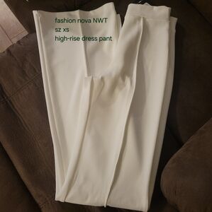 Fashion nova high-rise dress pant